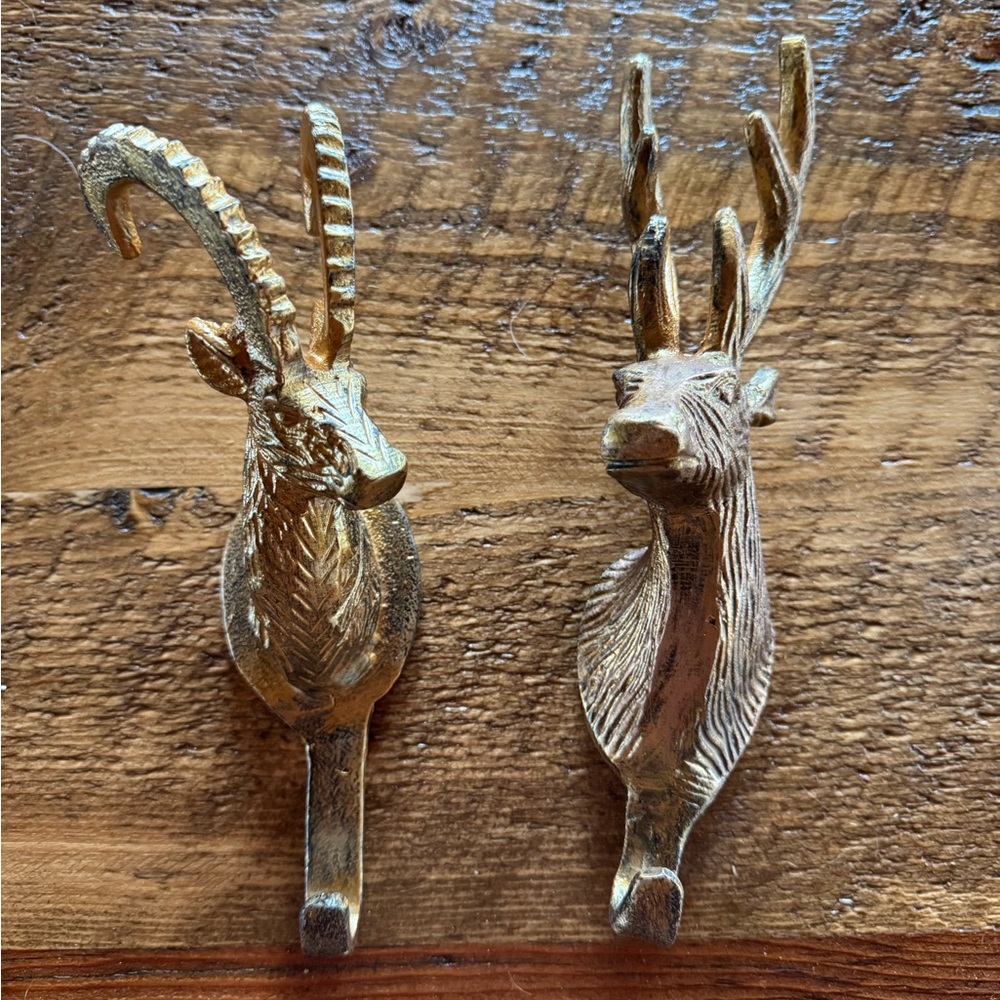 Gold tone hooks, Harry Potter Decor?